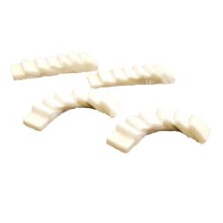 Mini lépcső, fehér, 4 darab