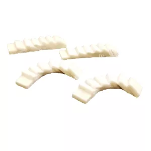 Mini lépcső, fehér, 4 darab