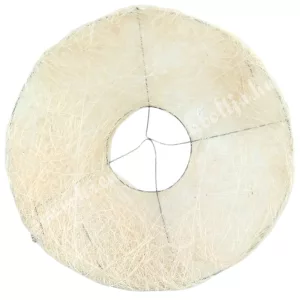 Csokortartó, kerek, krém, 20 cm