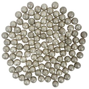 Hungarocell golyók, csillámos pezsgő, 1,5 cm, 10 gr/csomag