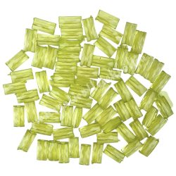 Műanyag gyöngy, zöld, 10x5 mm, 10 gramm/csomag