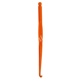 Műanyag horgolótű, 83mm, narancssárga