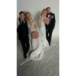 Esküvői pár, 7x13 cm