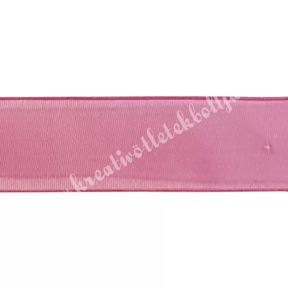 Organza szalag, bordó, 3 szélességben