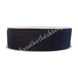 Organza szalag, fekete, 3 szélességben