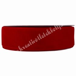 Organza szalag, piros, 3 szélességben