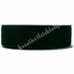 Organza szalag, sötétzöld, 3 szélességben