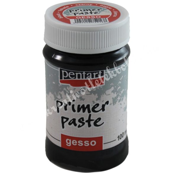 Pentart alapozó paszta, fekete (gesso), 100 ml