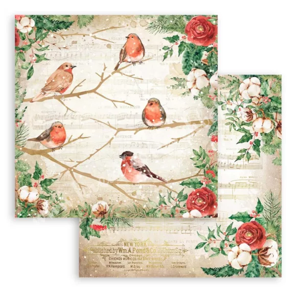 Scrapbook tömb, Home for..., 30,5x30,5 cm, 10 db/csomag