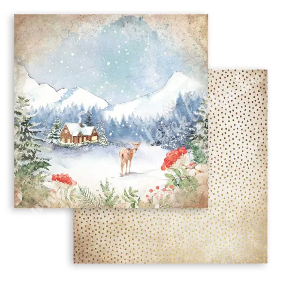 Scrapbook tömb, Home for..., 30,5x30,5 cm, 10 db/csomag