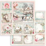 Scrapbook tömb, Sweet Winter, 30,5x30,5 cm, 10 db/csomag