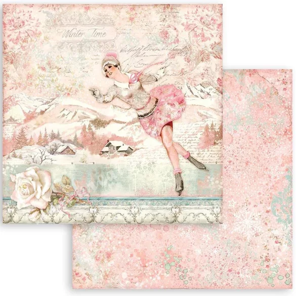 Scrapbook tömb, Sweet Winter, 30,5x30,5 cm, 10 db/csomag