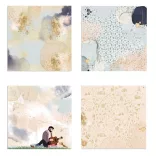 Scrapbook tömb, Love story, 30,5x30,5 cm, 22 db/csomag