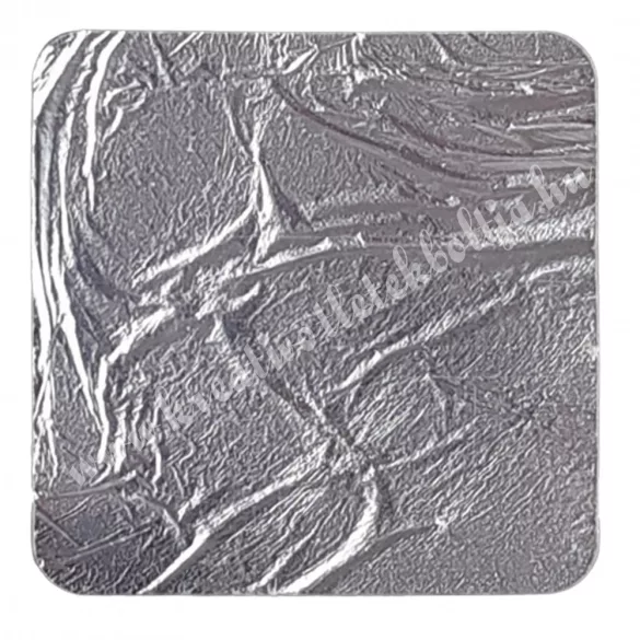 Pentart füstfólia, ezüst, 14x14 cm, 5 lap/csomag