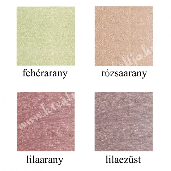 Pentart Delicate metál akrilfesték, 50 ml