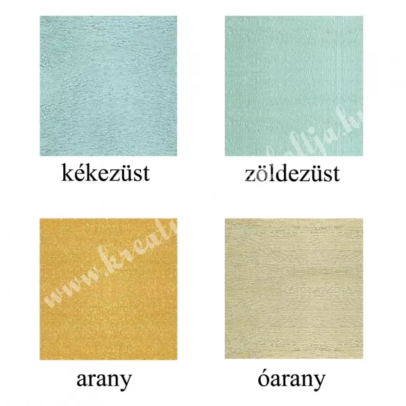 Pentart Delicate metál akrilfesték, 50 ml