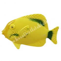 Gumi hal, citromsárga-zöld, 5,2x3,5 cm