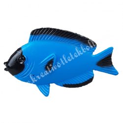 Gumi hal, kék-fekete, 6x3,5 cm