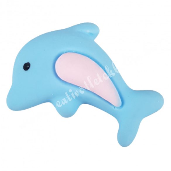 Ragasztható delfin, 2,7x1,8 cm