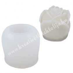 3D Szilikon öntőforma, rózsa, 2,9x3,2 cm