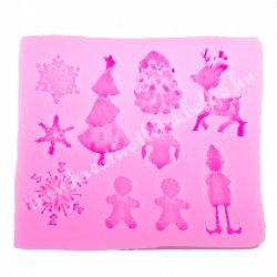 Szilikon mintázó, 10 téli minta