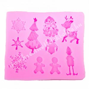 Szilikon mintázó, 10 téli minta