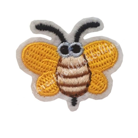 Vasalható matrica, méhecske, sárga 4x3,5 cm