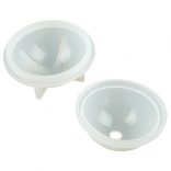 Szilikon öntőforma műgyantához, gömb, 5 cm