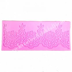 Szilikon mintázó, csipke bordűr
