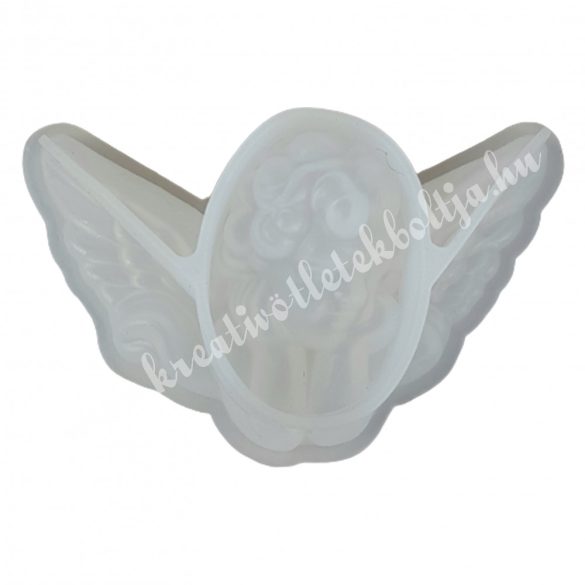 Szilikon öntőforma, angyal szárnnyal, 9,3x5 cm