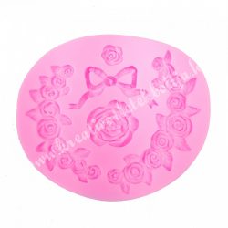 Szilikon mintázó, rózsák