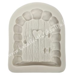 Szilikon öntőforma, ajtó, 8,3x10 cm