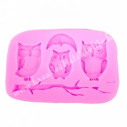 Szilikon mintázó, baglyok