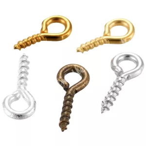 Fém szemes csavar, 4x8-10 mm, 10 db/csomag