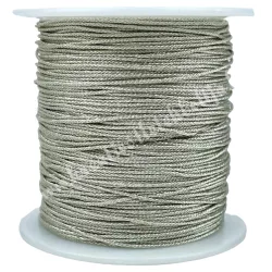 Nylon zsinór, fémszálas, ezüst, 0,8 mm