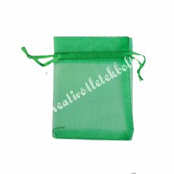 Organzatasak, zöld, 13x18 cm