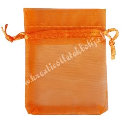 Organzatasak, narancs, 10x15 cm