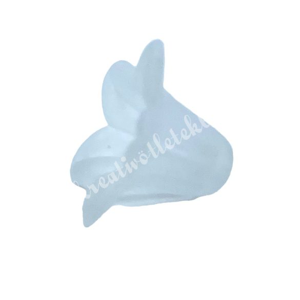 Műanyag harangvirág, opál fehér, 1,75x1,2 cm