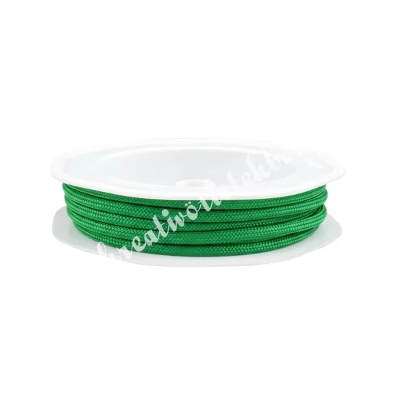 Paracord zsinór, zöld, 4 mm