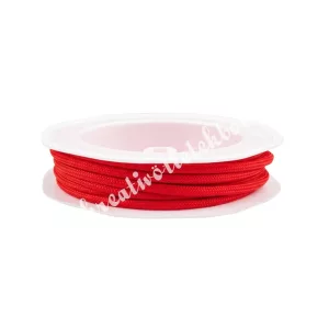 Paracord zsinór, piros, 4 mm