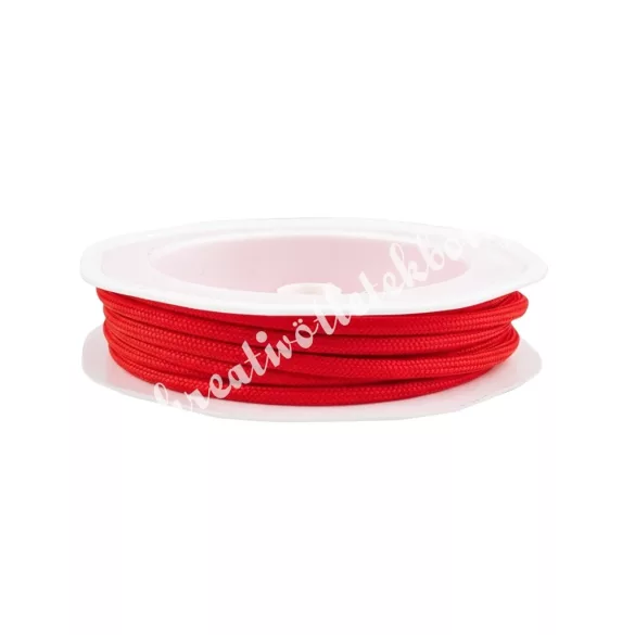 Paracord zsinór, piros, 4 mm