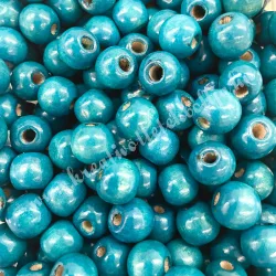 Fagyöngy, türkiz, 12x10,5 mm, 100 gr/csomag