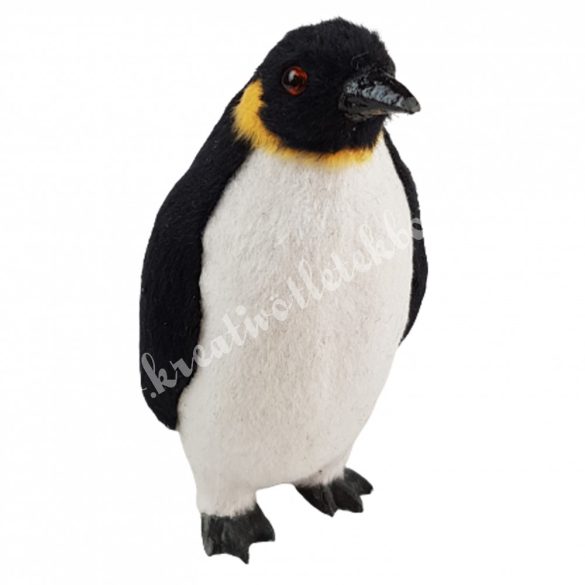 Pingvin, fekete, 5,5x12 cm