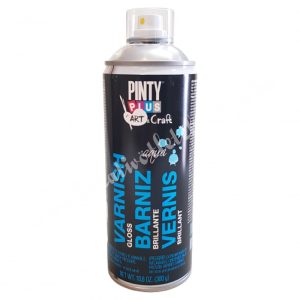 Pinty Plus Art vízbázisú kézműves lakk spray, fényes, 400 ml