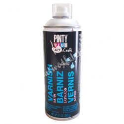   Pinty Plus Art vízbázisú kézműves lakk spray, selyemfényű, 400 ml