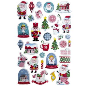 Polifoam matrica, klasszikus karácsony, 14x21 cm