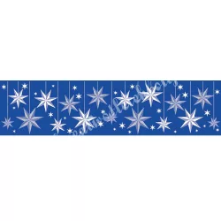 Ablakmatrica, függő díszek, 58x14,5 cm