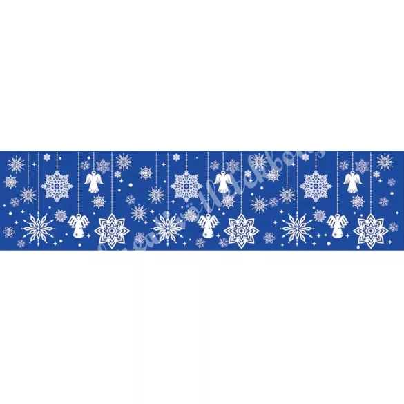 Ablakmatrica, függő díszek, 58x14,5 cm