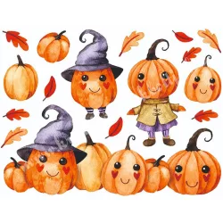 Ablakmatrica, halloween, 46x35 cm
