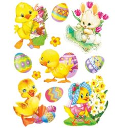 Ablakmatrica húsvét, 30x42 cm